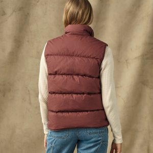 Alternative view of Women's Heritage Cotton Down Vest - Smoked Paprika