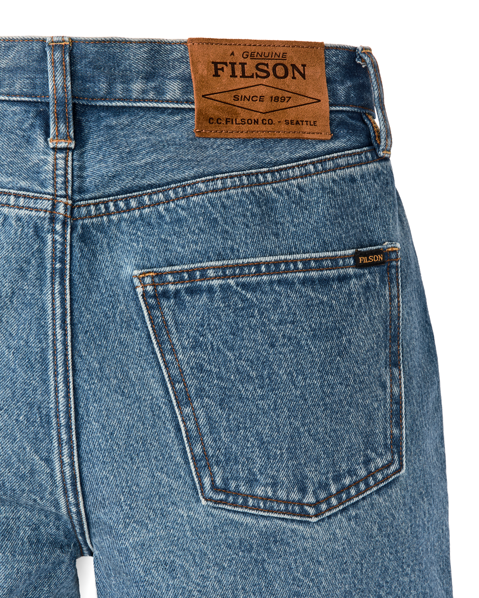 Women's 14-oz. Straight-Leg Jeans - Vintage Indigo - Image 8