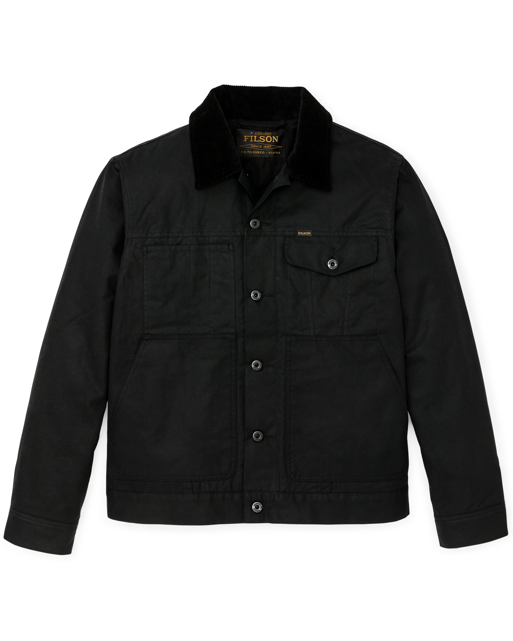 Insulated Short Cruiser Jacket - Black - Image 4