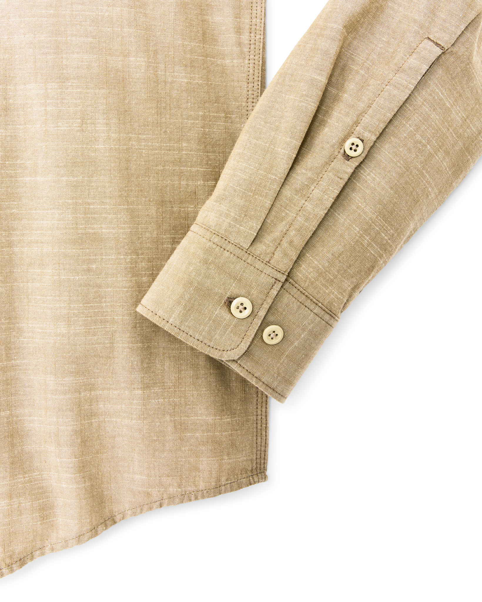 Chambray Cpo Shirt - Tan - Image 7