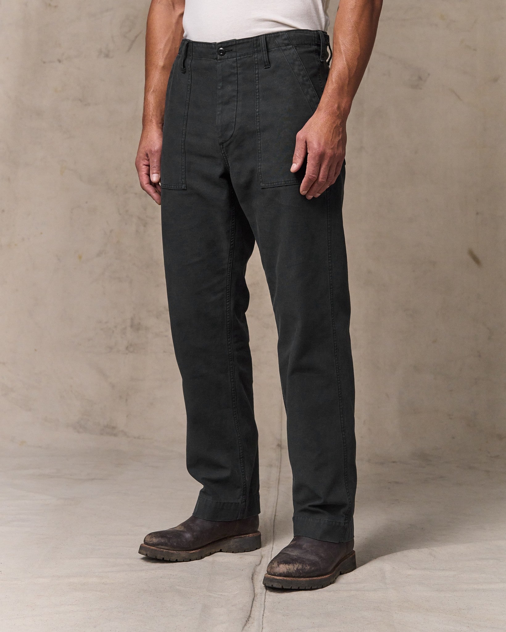 Field Supply Pants - Washed Faded Black - Image 4