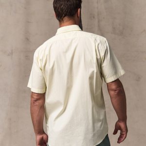 Alternative view of Washed Short Sleeve Feather Cloth Shirt - Ivory