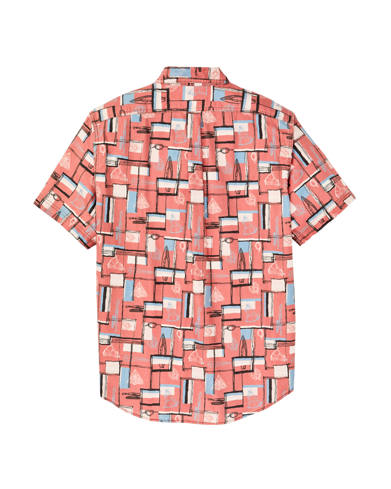 Short Sleeve Lightweight Alaskan Guide Shirt - Russet Print - Image 6