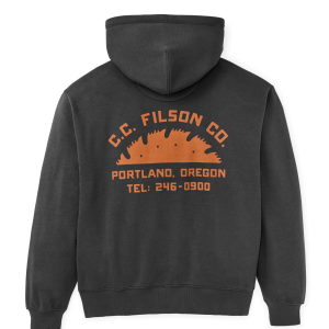 Alternative view of Portland Graphic Hoodie - Faded Black