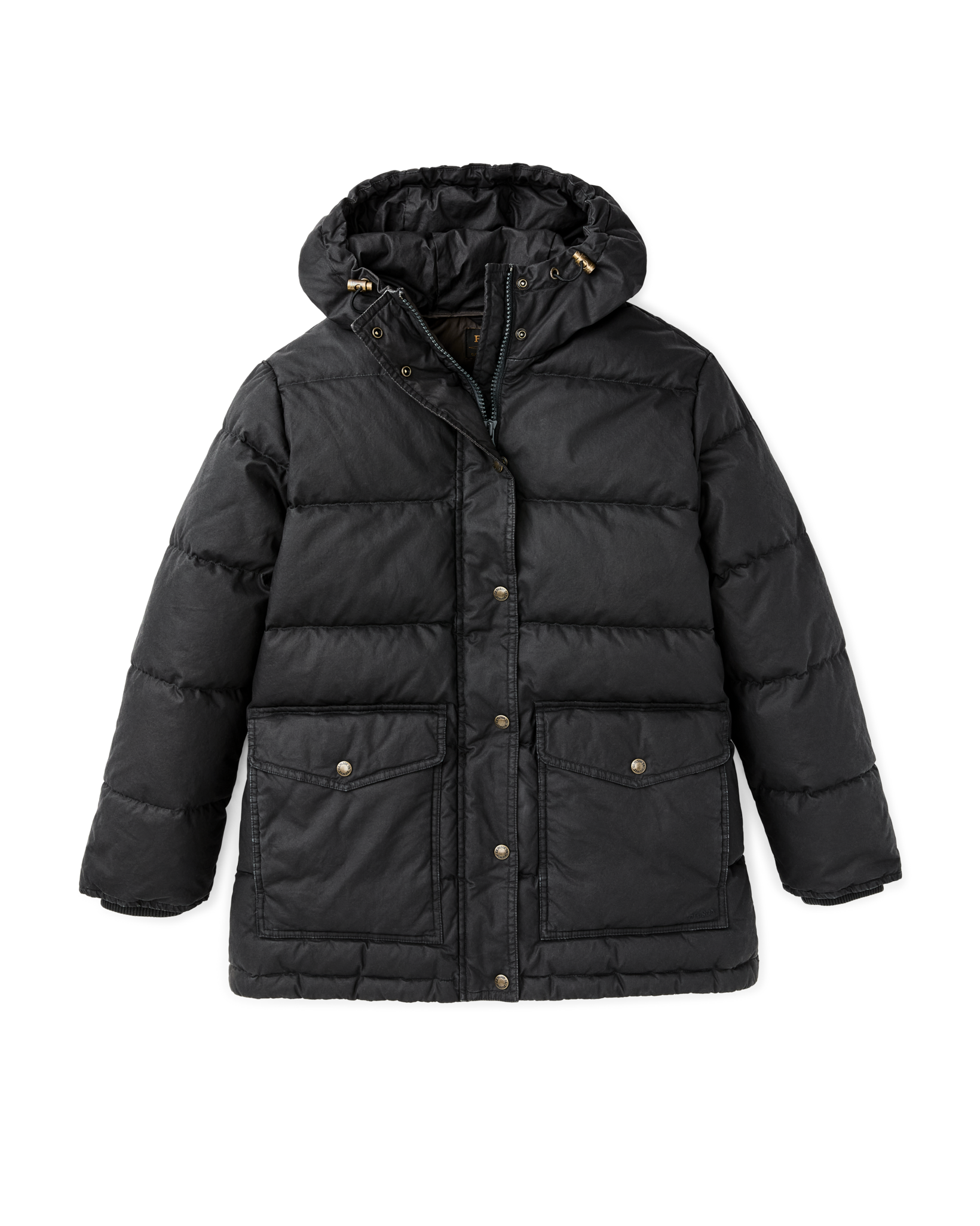Women's Heritage Cotton Down Parka - Black - Image 3