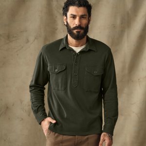 Field Knit Pullover Shirt - Dark Timber