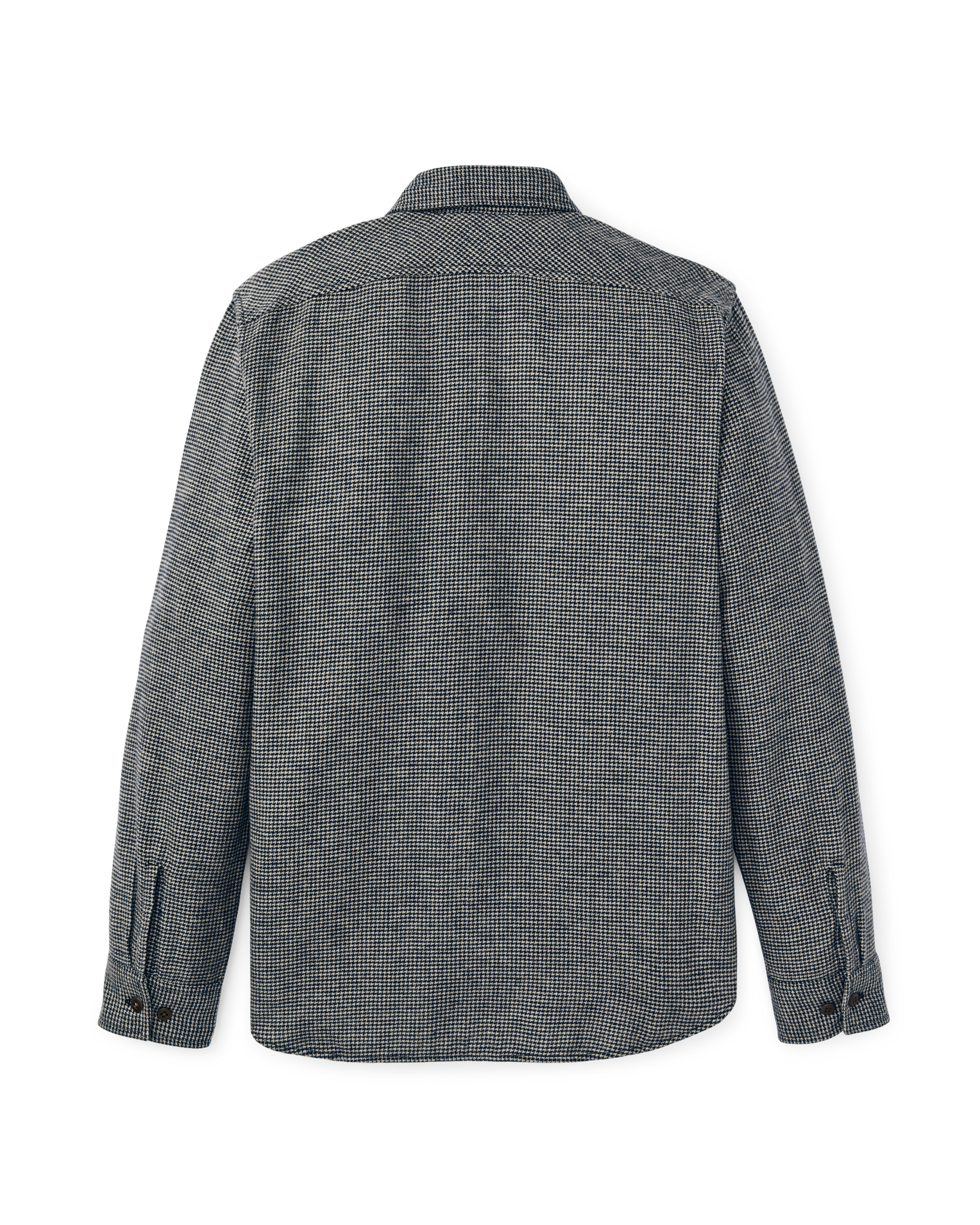 Rangeland Flannel Shirt - Navy / Tan Plaid - Image 5