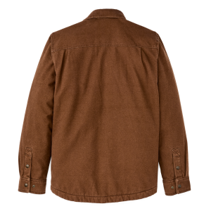 Alternative view of Fleece Lined Jac-shirt - Brown
