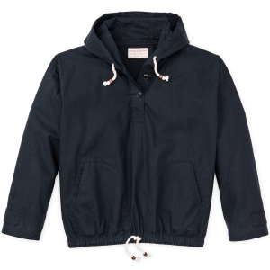 Women's Dry Wax Hooded Popover - Navy