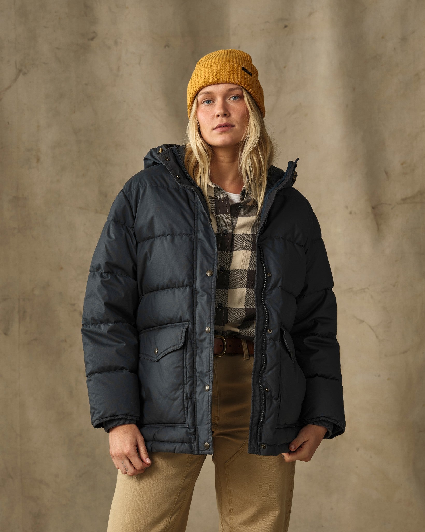 Women's Heritage Cotton Down Parka - Bluefin