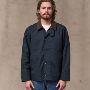 Dry Wax Short Field Jacket - Navy