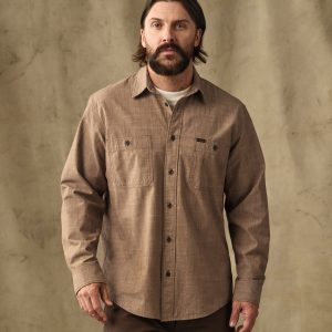 Chambray CPO Shirt - Dark Tan