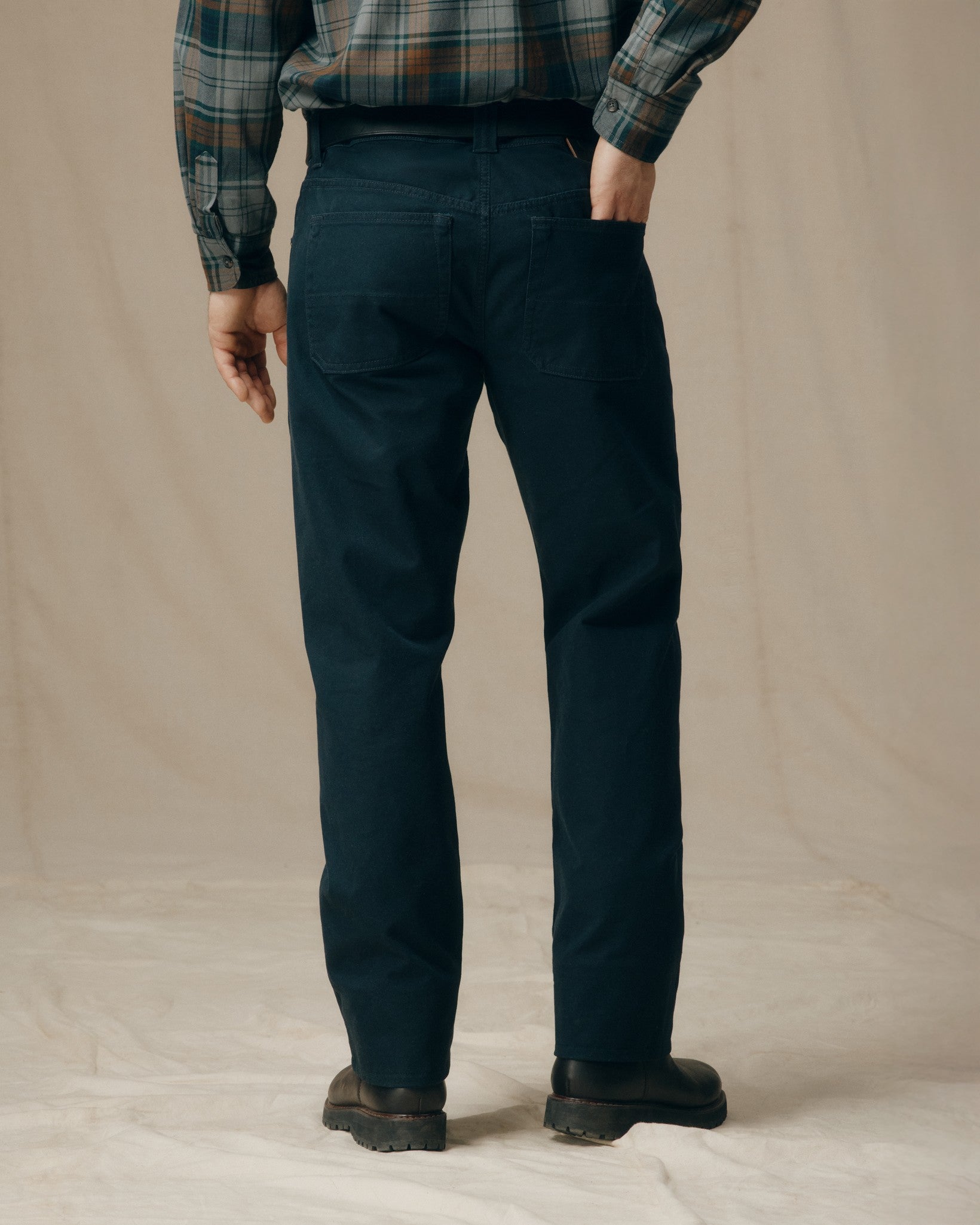 Dry Tin Cloth 5-pocket Pants - Blue Mussel - Image 2