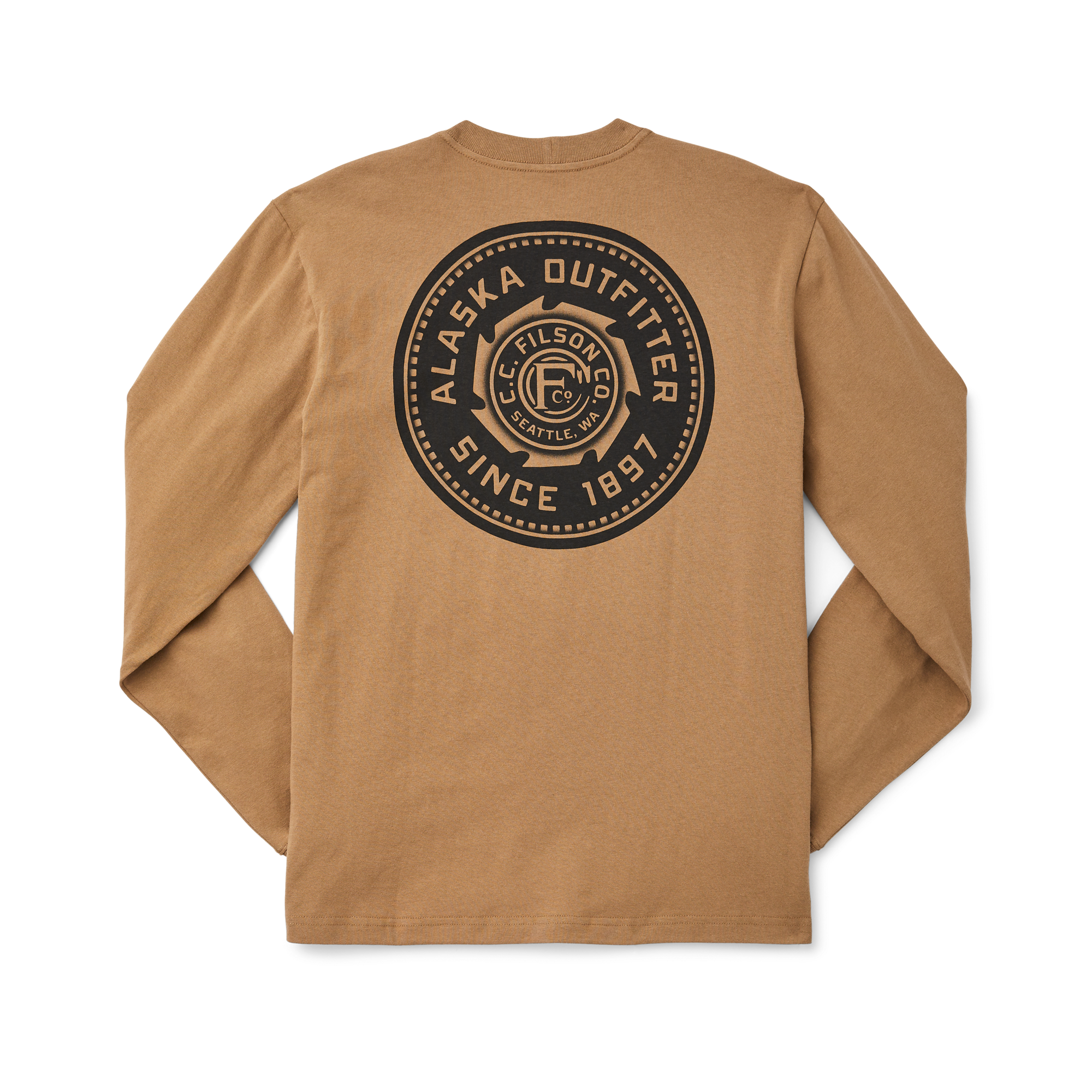 L/s Outfitter Graphic T-shirt - Rugged Tan (saw Blade) - Image 2