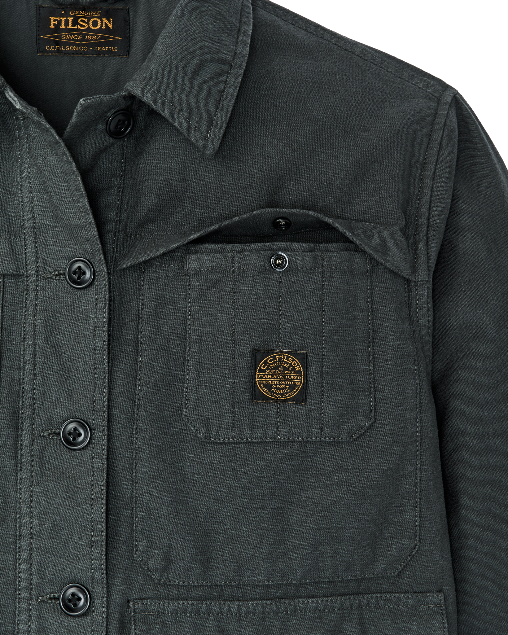 Women's Field Cruiser Jacket - Faded Black - Image 4