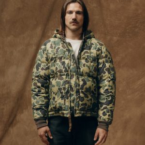 Waxed Down Jacket - Tundra Shrub Camo