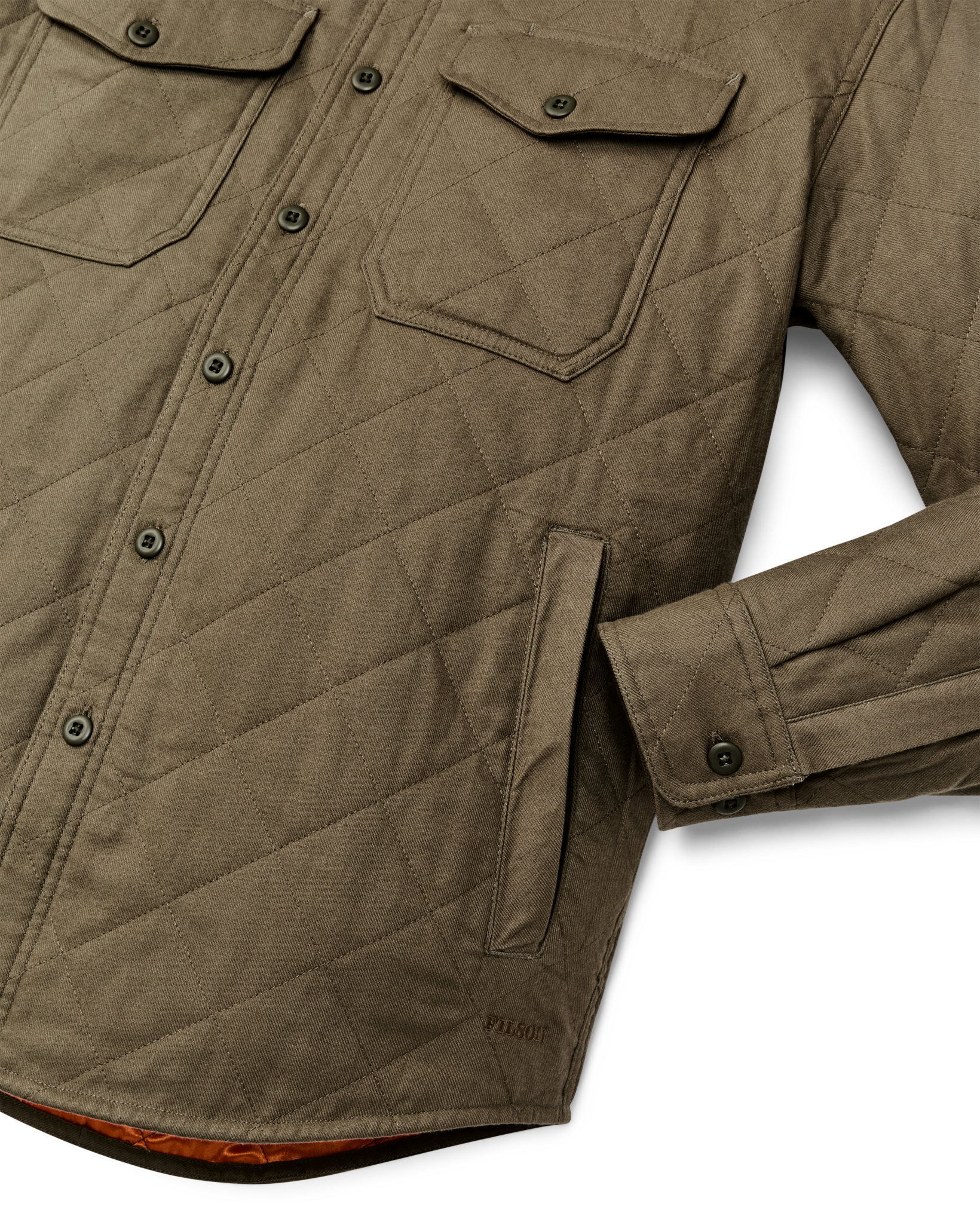 Insulated Flannel Jac-Shirt - Field Olive - Image 7