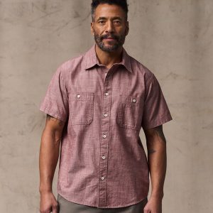 Short Sleeve Chambray Shirt - Sable