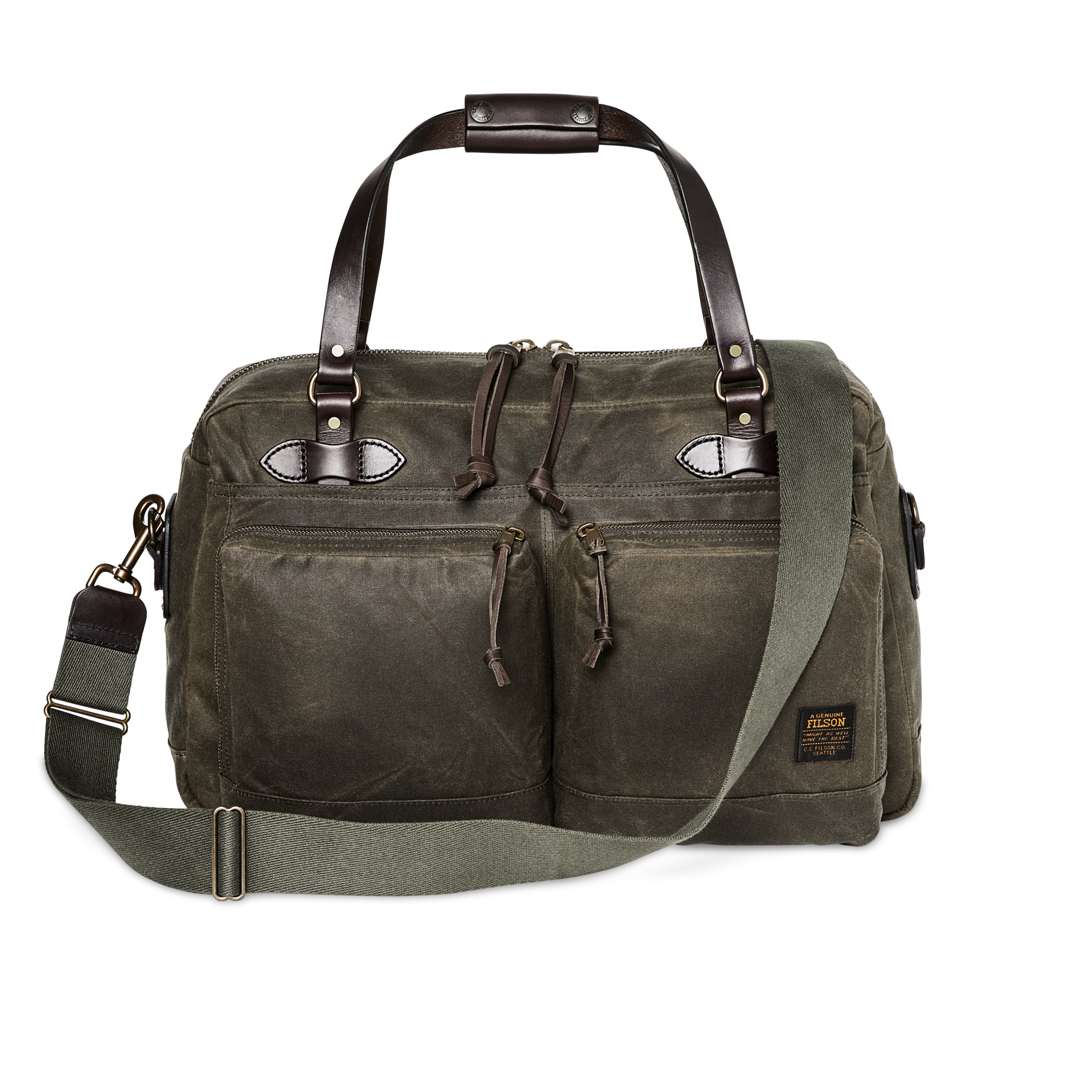 48 Hour Tin Cloth Duffle Bag - Otter Green - Image 3
