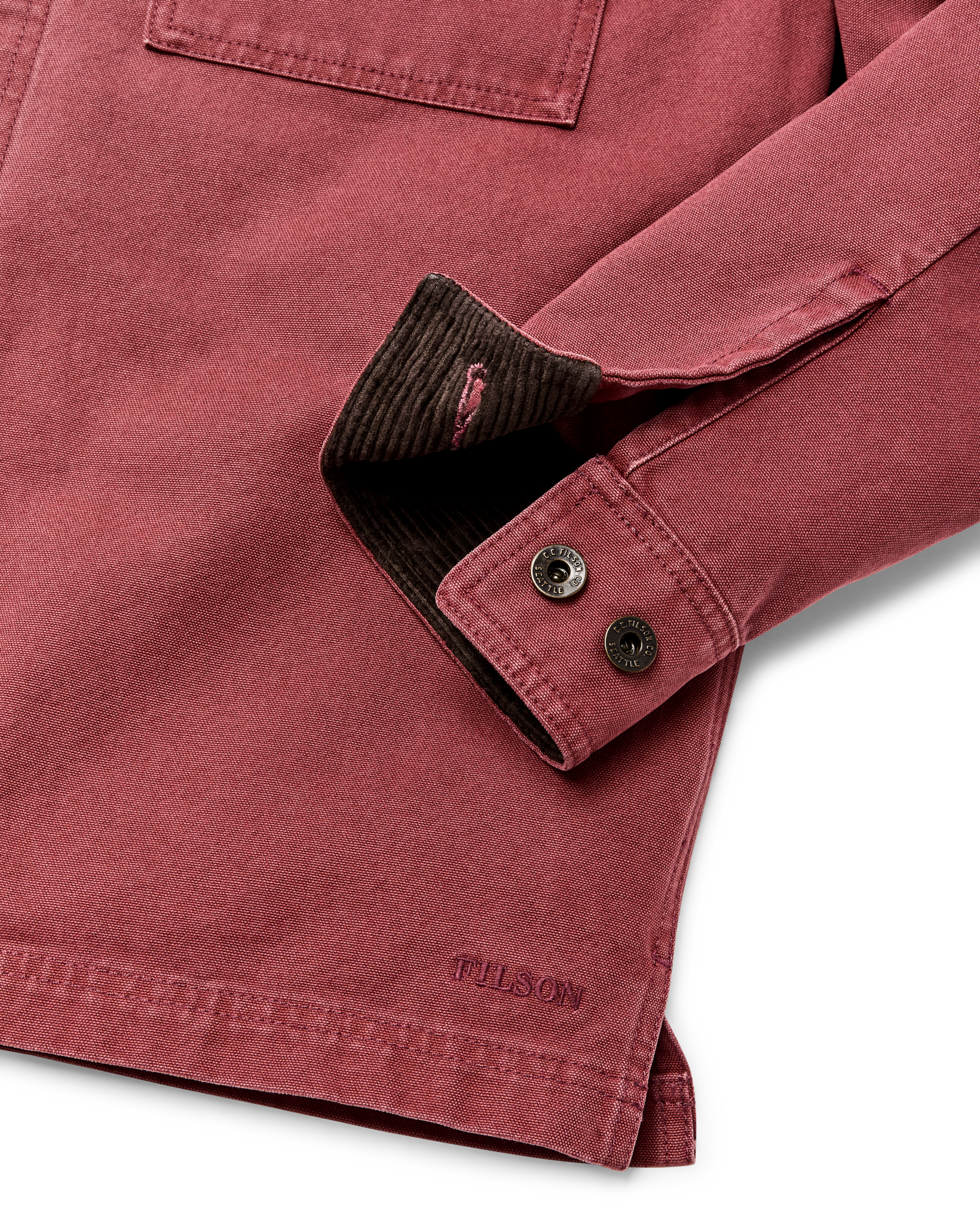 Rustic Canvas Jac-shirt - Red Rock - Image 9