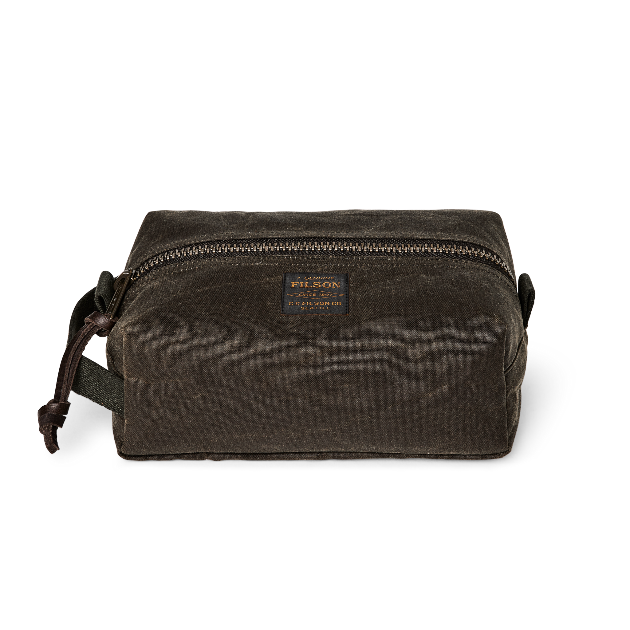 Tin Cloth Dopp Kit - Otter Green