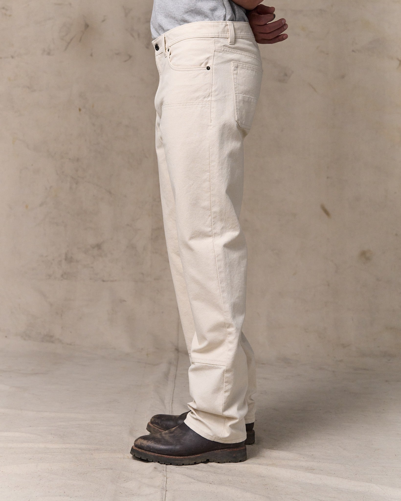 Dry Tin Double Front Pants - Natural Seed - Image 4