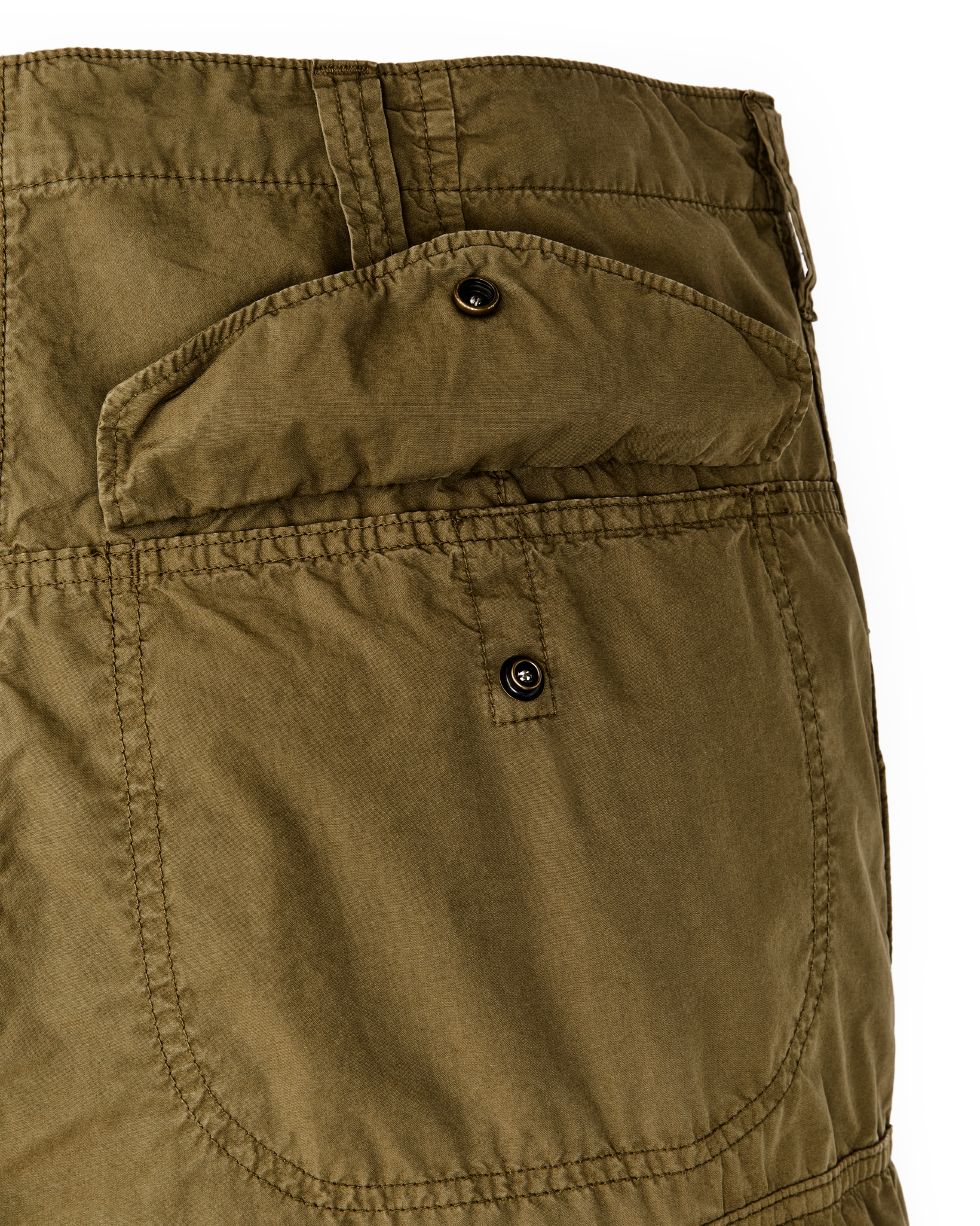 Tropical Poplin Cargo Pants - Military Olive - Image 9