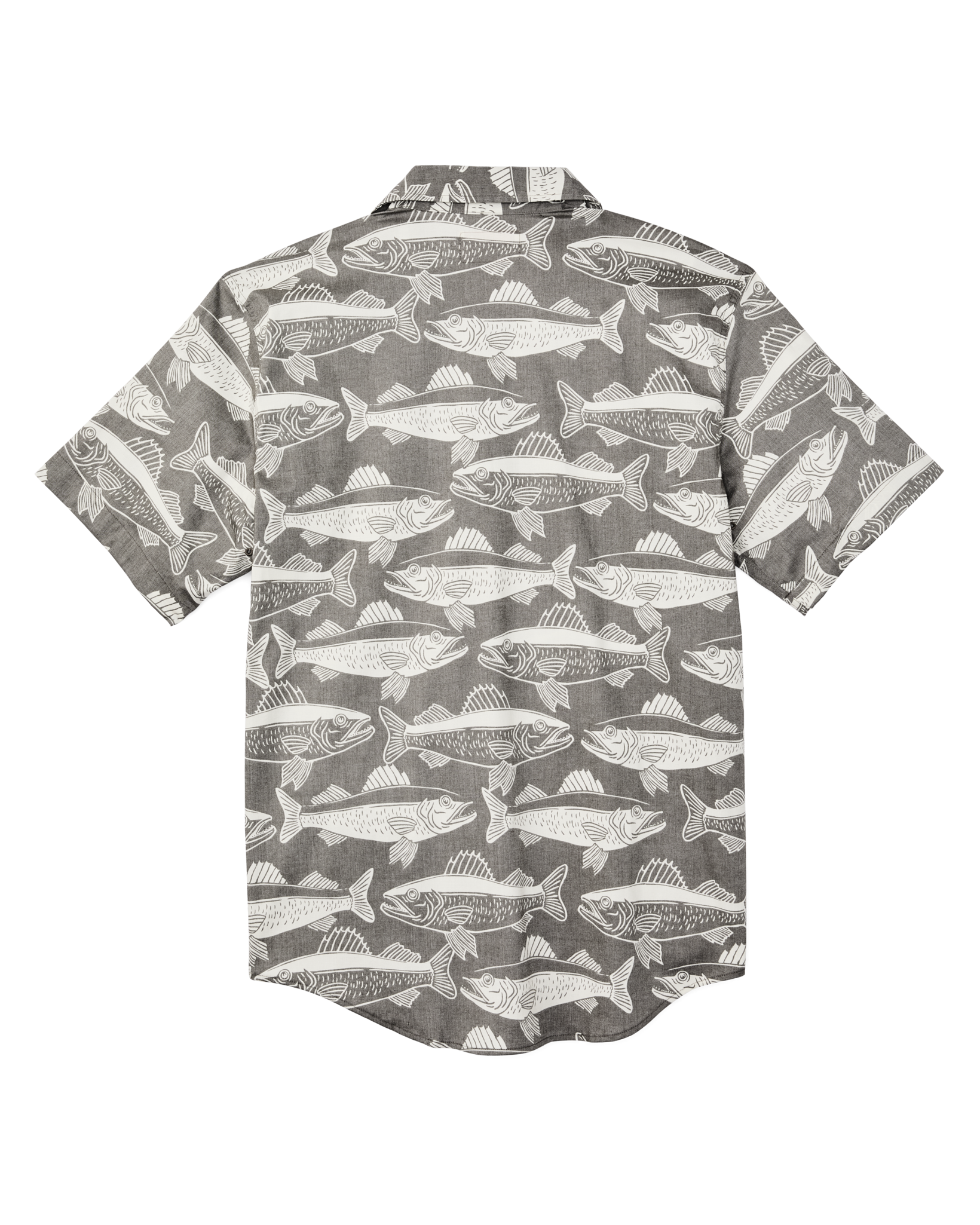 Twin Lakes Short Sleeve Sport Shirt - Beluga / Print - Image 6