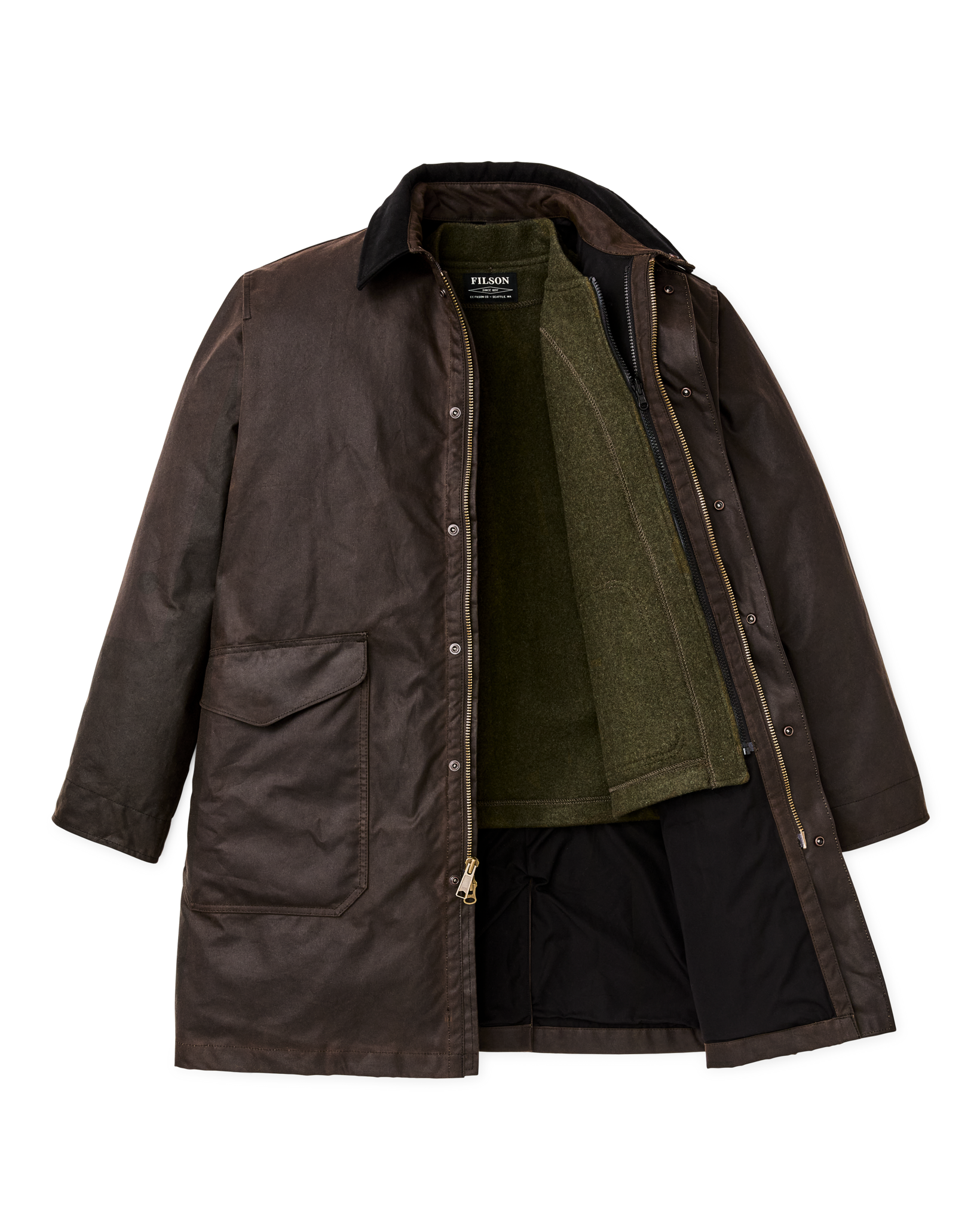 Shelter Cloth Trench Coat - Orca Gray - Image 6