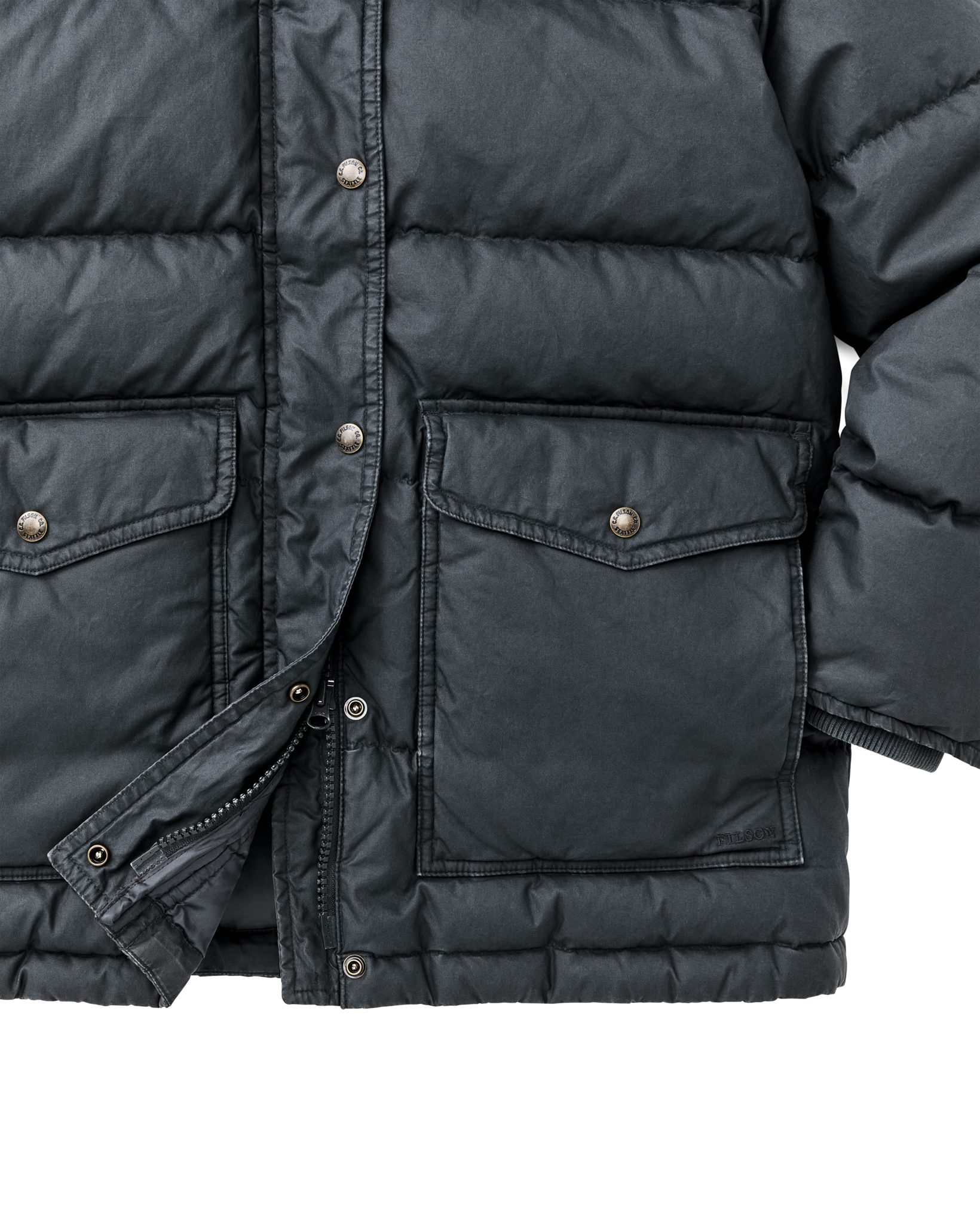 Women's Heritage Cotton Down Parka - Bluefin - Image 9