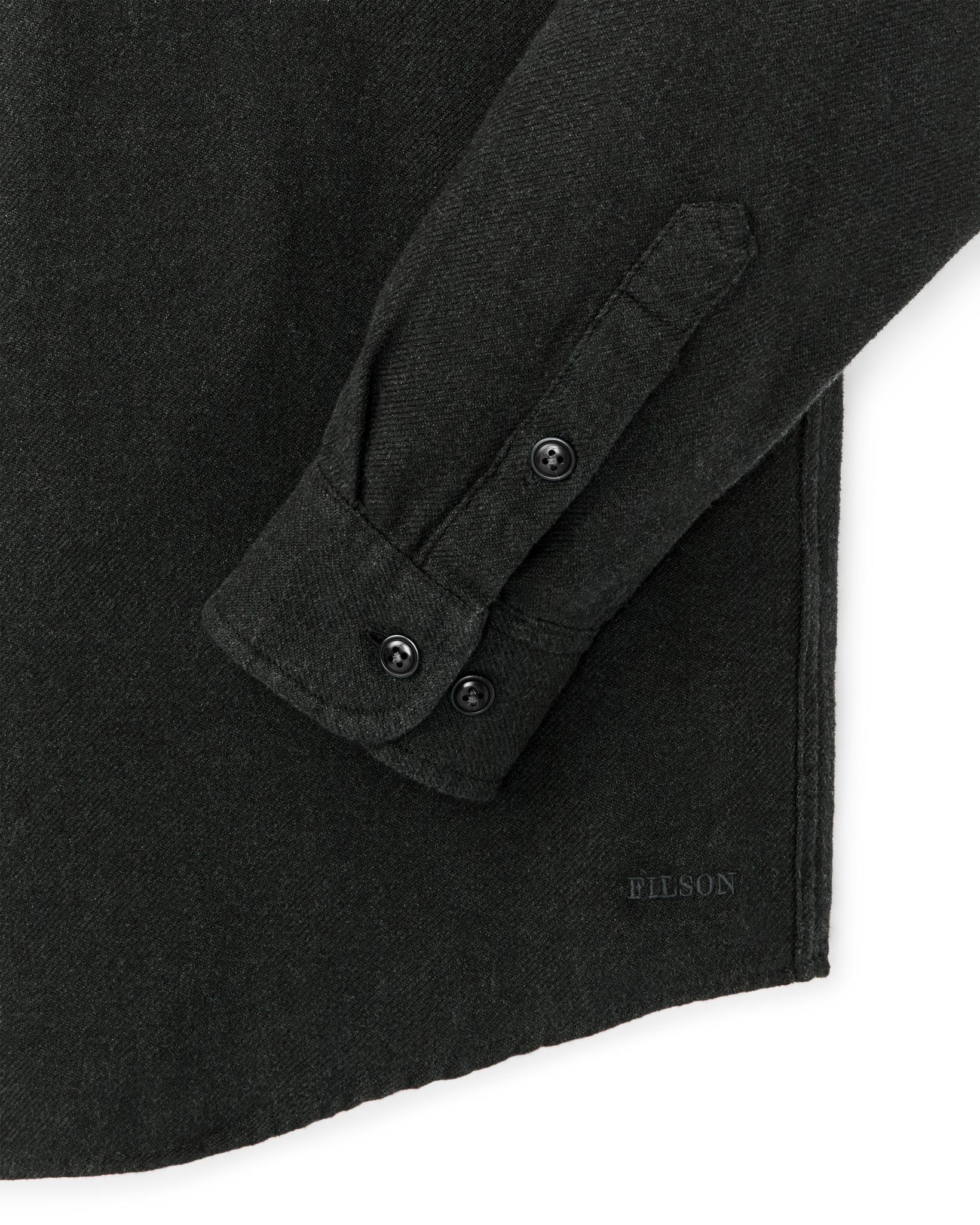 Rustic Flannel Shirt - Dark Moss Heather - Image 7