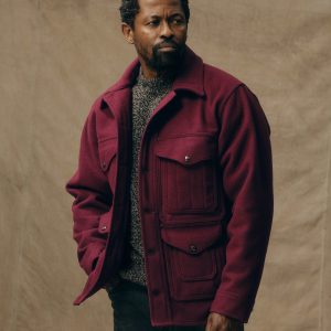 1940s Mackinaw Wool Cruiser Jacket - Wine