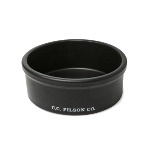 Alternative view of Stoneware Dog Bowl - Faded Black