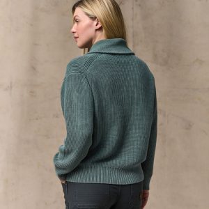 Alternative view of Women's Cotton Shawl Neck Cardigan - Juniper