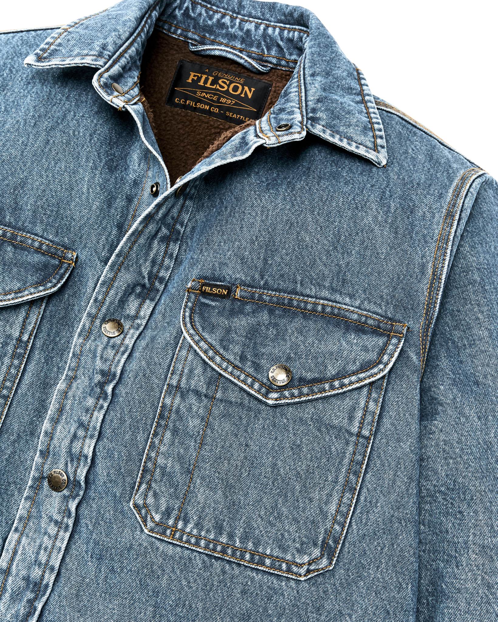 Denim Jac-Shirt - Vintage Indigo - Image 8
