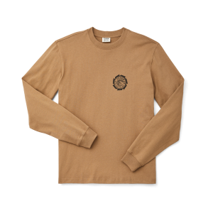 L/s Outfitter Graphic T-shirt - Rugged Tan (saw Blade)