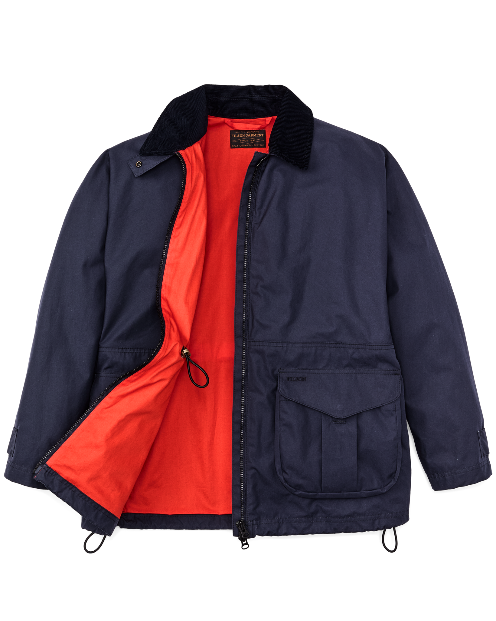 Women's Aviator Cloth Work Jacket - Navy - Image 3