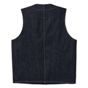 Alternative view of Workshop Denim Vest - Dark Indigo