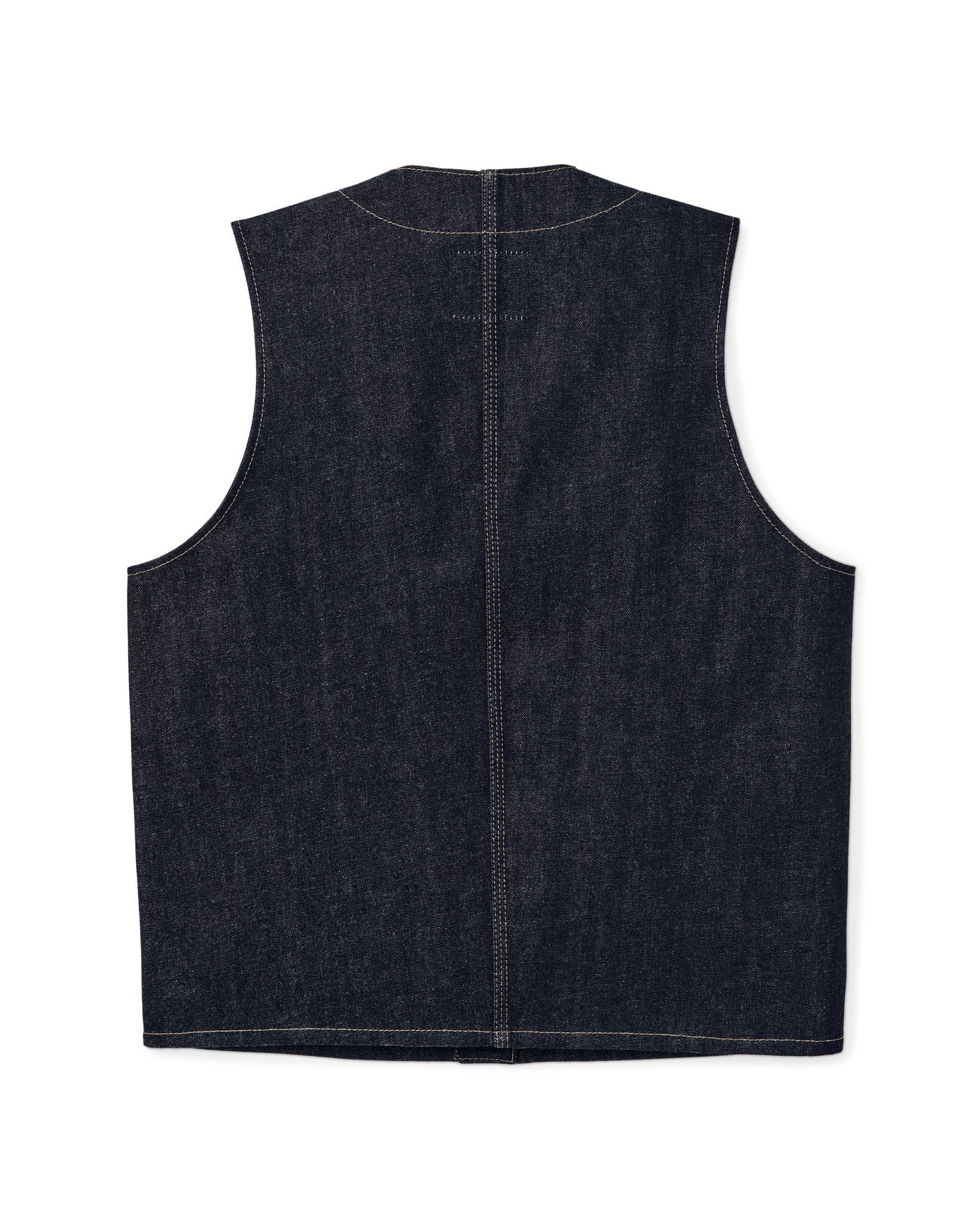 Workshop Denim Vest - Dark Indigo - Image 2
