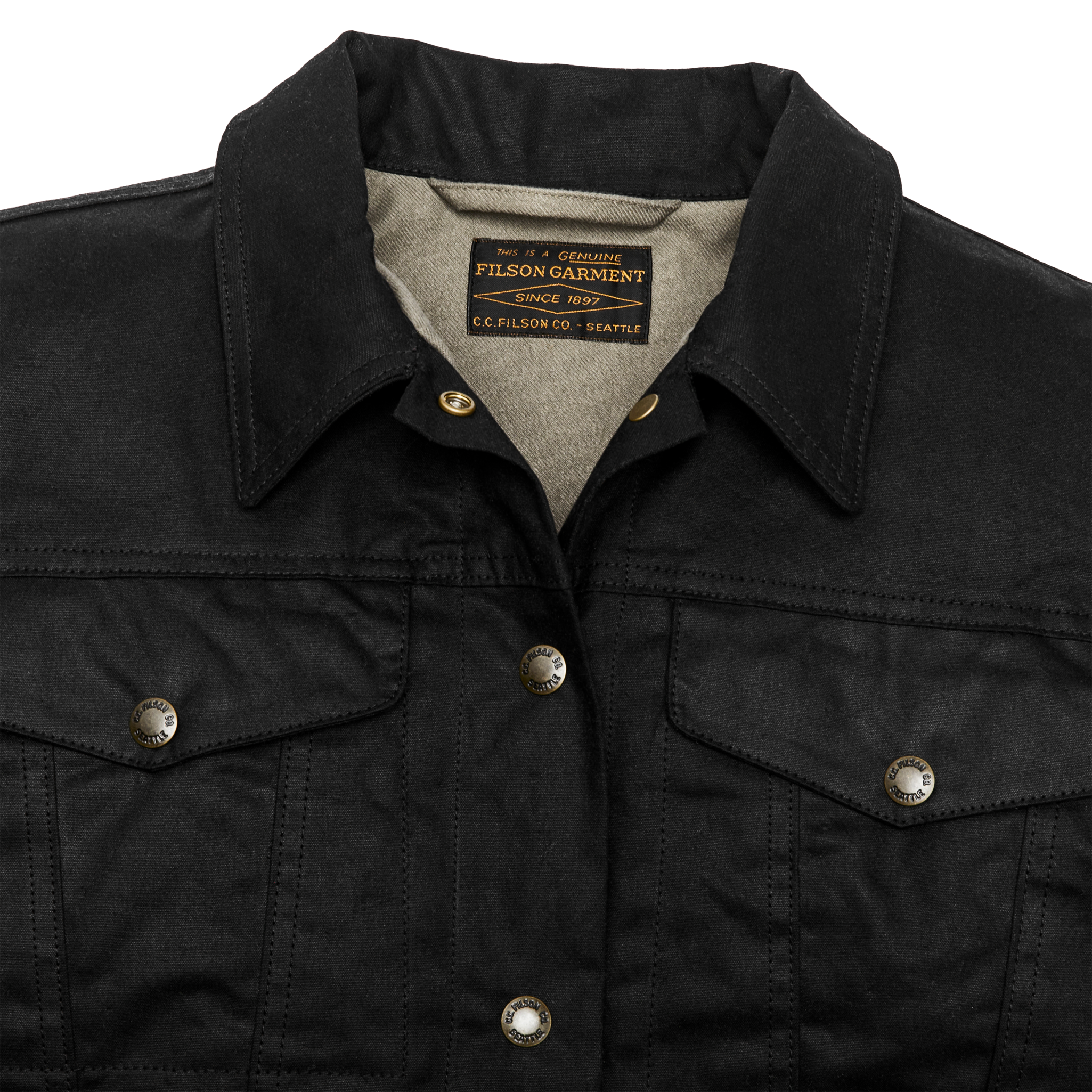 Women's Short Lined Cruiser Jacket - Black - Image 4