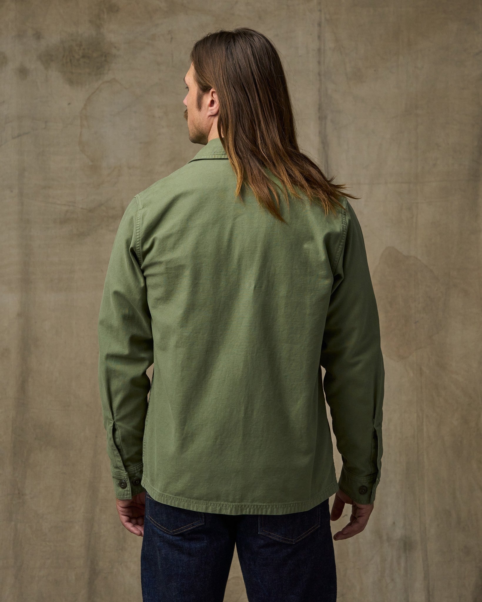 Field Jac-shirt - Washed Fatigue Green - Image 2