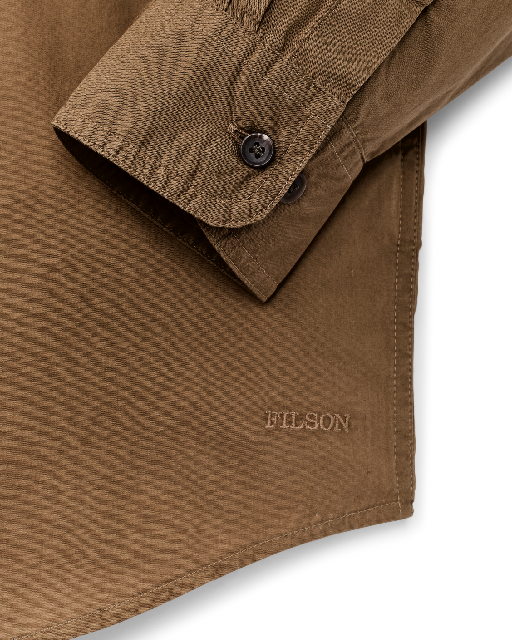 Washed Feather Cloth Shirt - Rugged Tan - Image 4