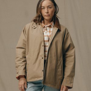 Women's Harbor Front Waxed Jacket - Marsh Tan