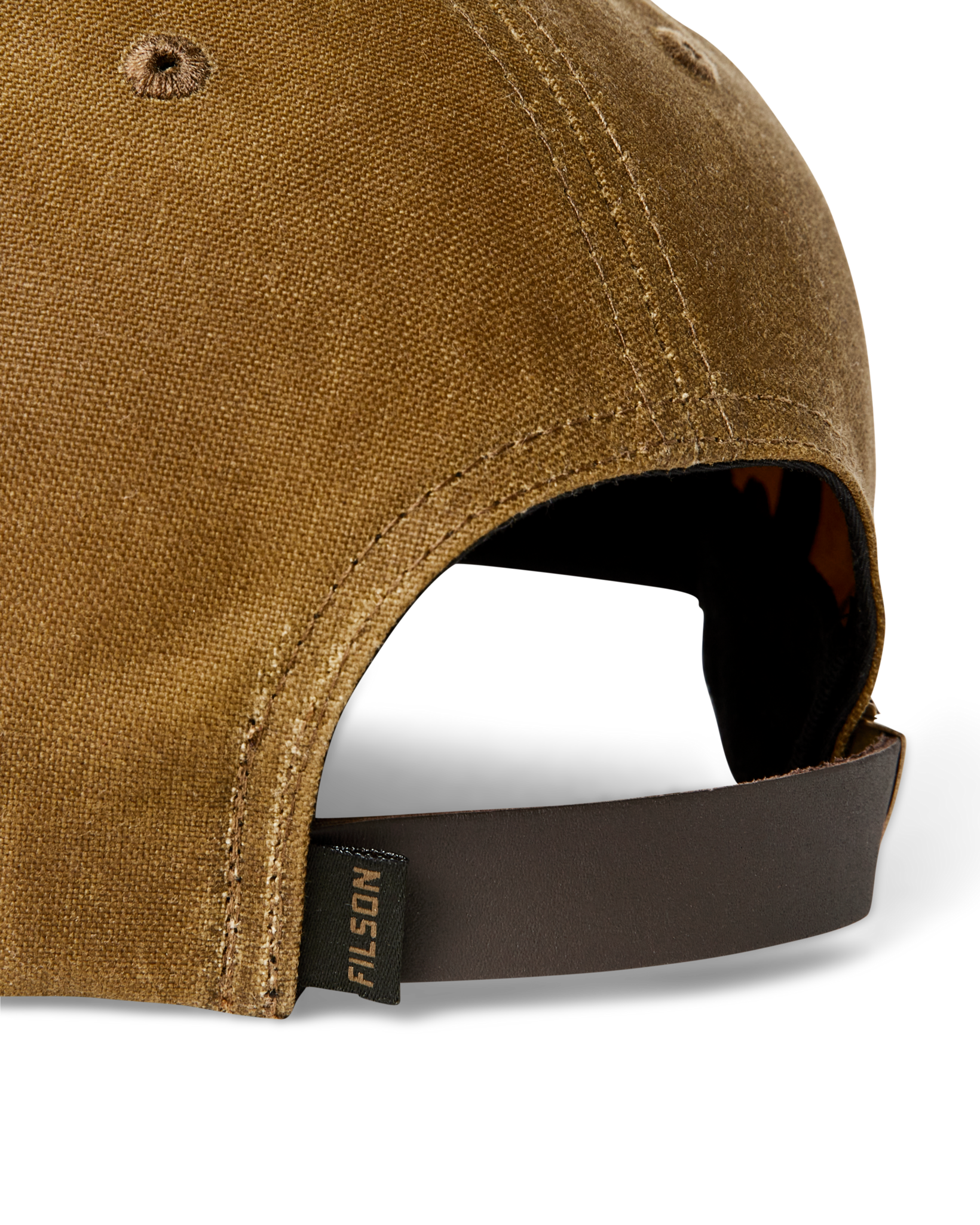 Waxed Low-profile Logger Cap - Dark Khaki - Image 3