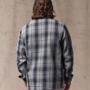 Alternative view of Deer Island Jac-Shirt - Slate / Gray Ombre