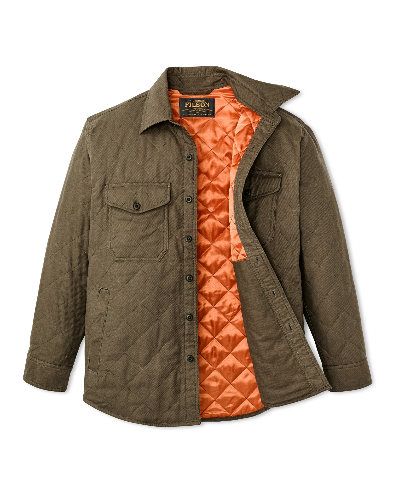 Insulated Flannel Jac-Shirt - Field Olive - Image 2