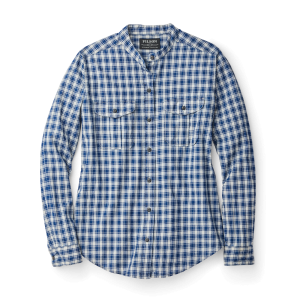 Alternative view of Women's Kadin Island Shirt - Indigo/cream Plaid