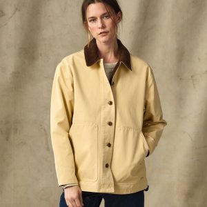 Women's Canvas Barn Coat - Antique Khaki