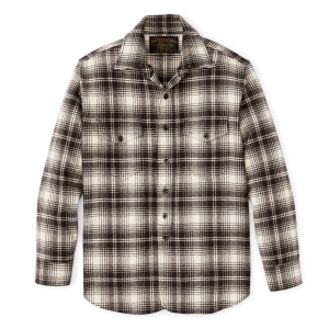 1922 Archive Wool Shirt - Cream / Dark Brown Plaid