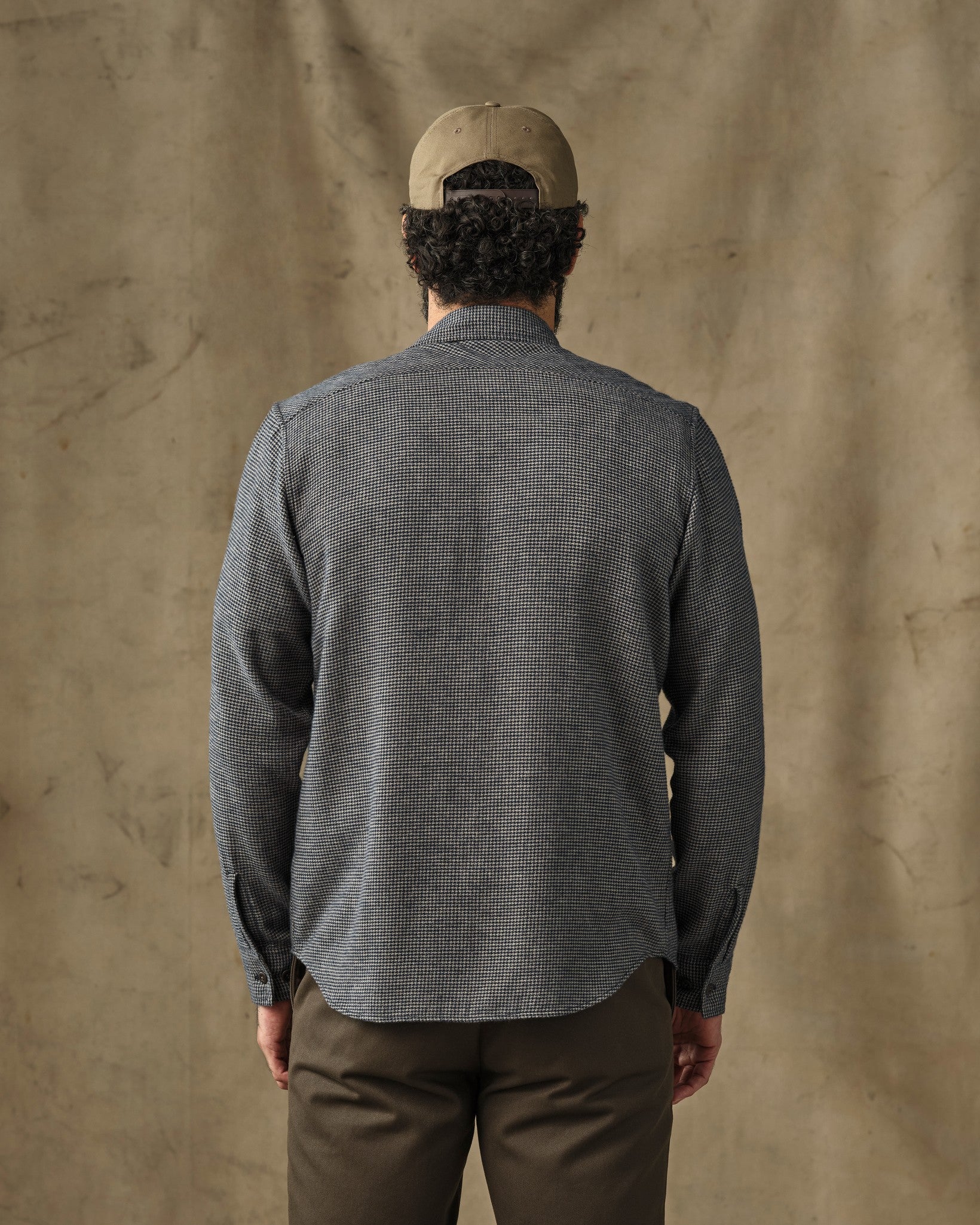 Rangeland Flannel Shirt - Navy / Tan Plaid - Image 2
